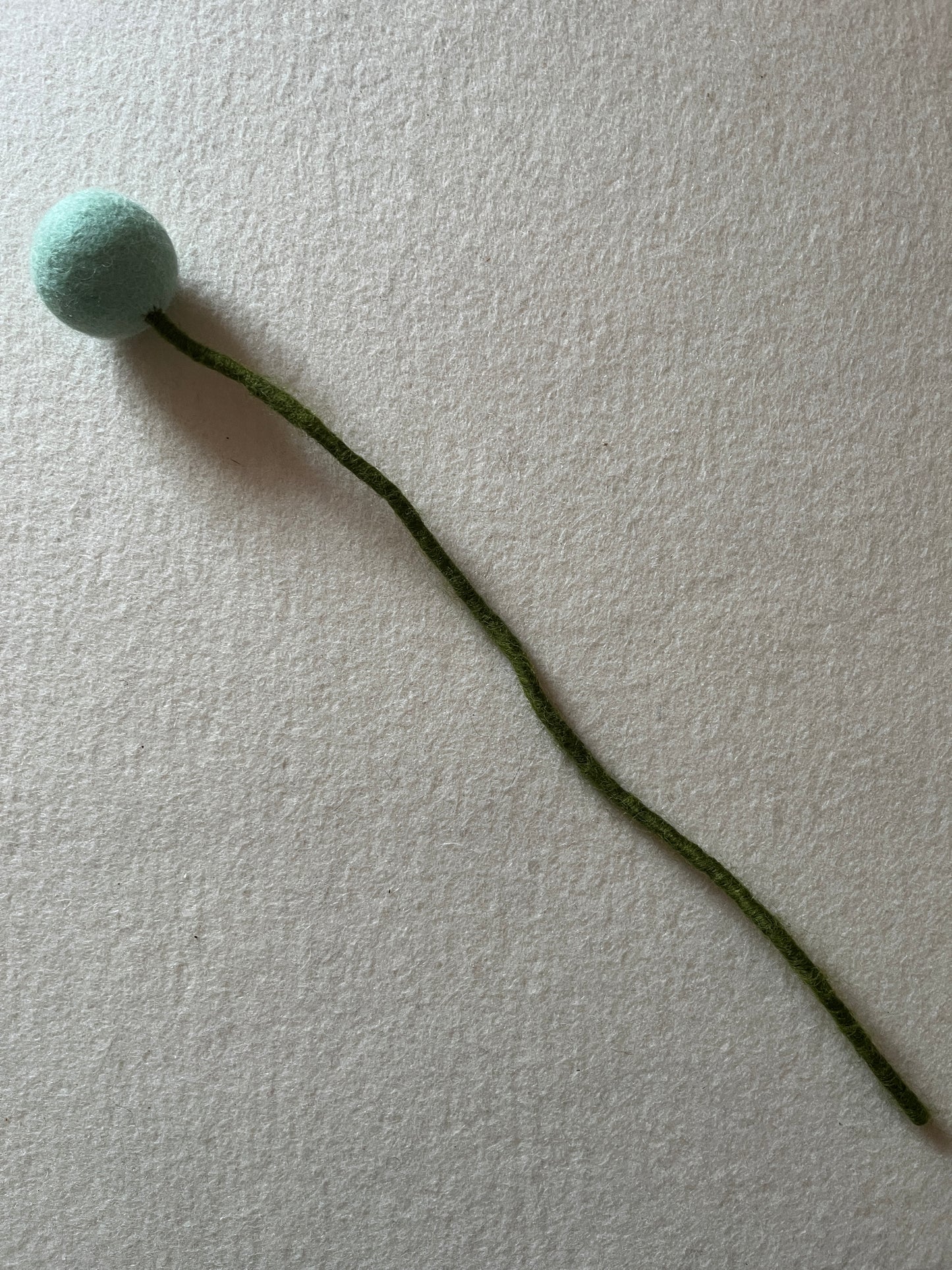 Wollfilz-Kugelblume Eukalyptus, D 3,5 cm, H 32 cm