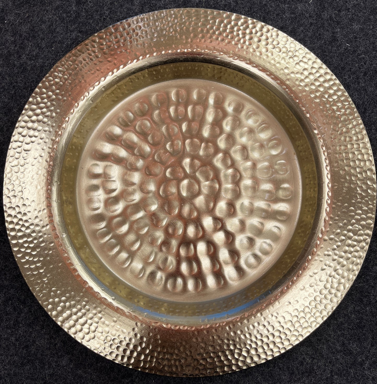 Tablett-Teller CITSAM, Aluminium Gold-Finish