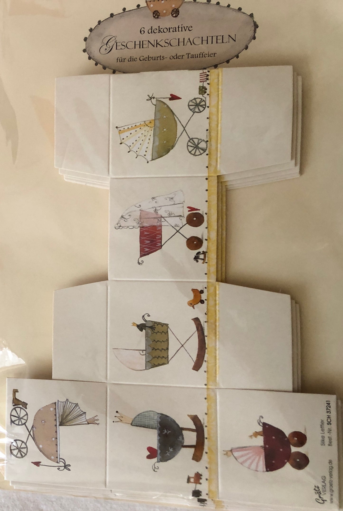 Kinderwagen 6er Set Geschenkschachteln
