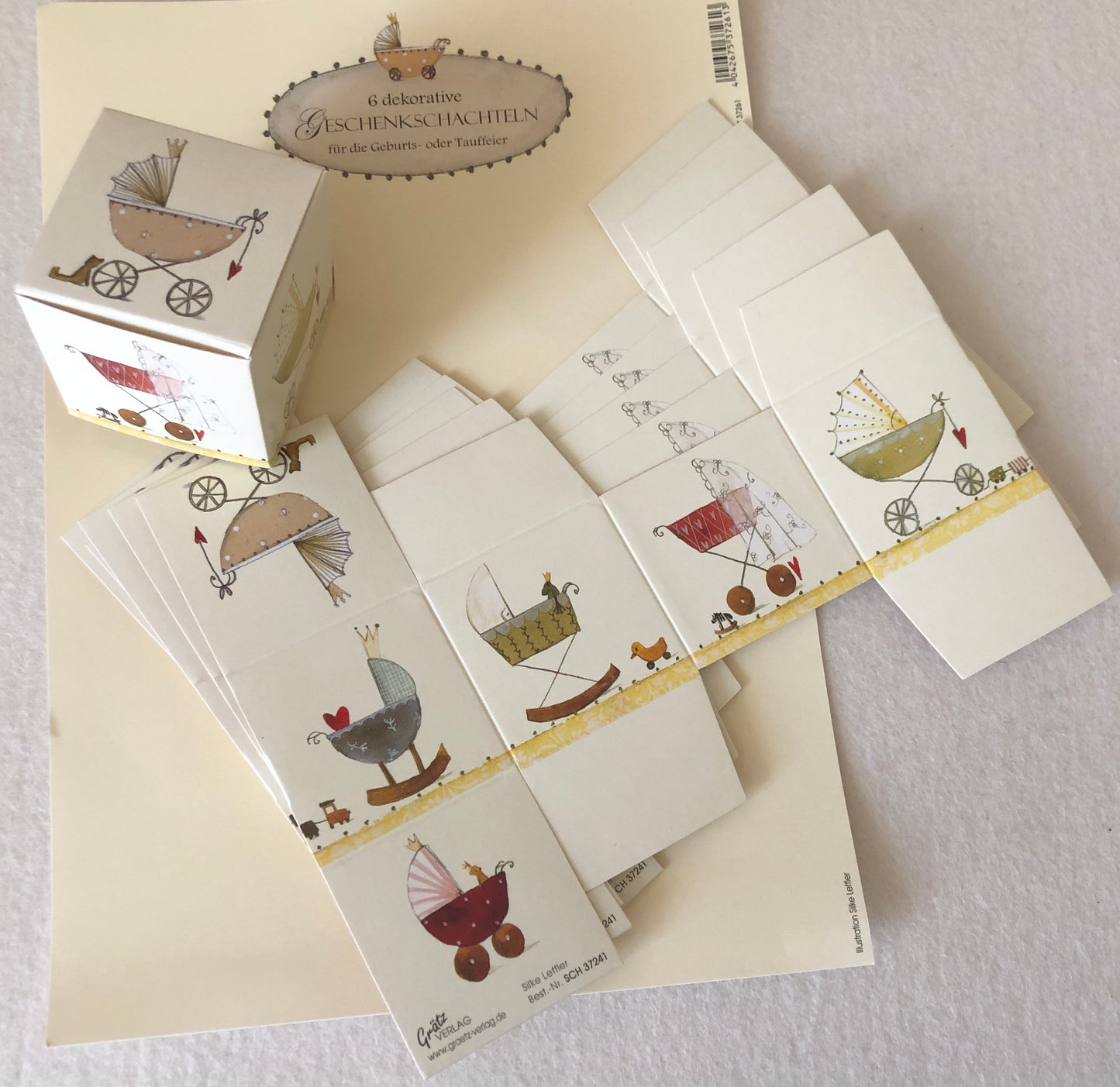 Kinderwagen 6er Set Geschenkschachteln