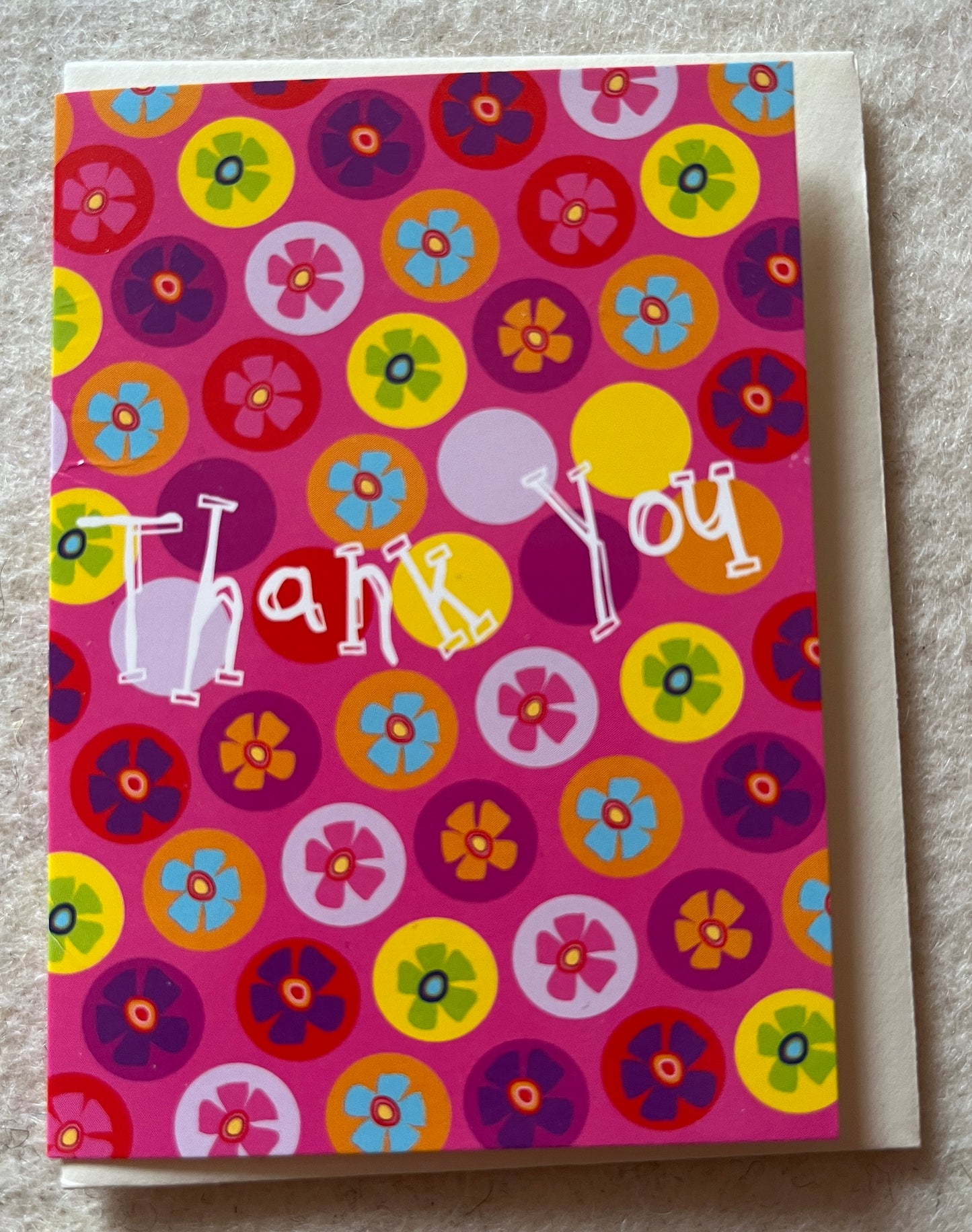 Mini-Doppelkarte Thank you