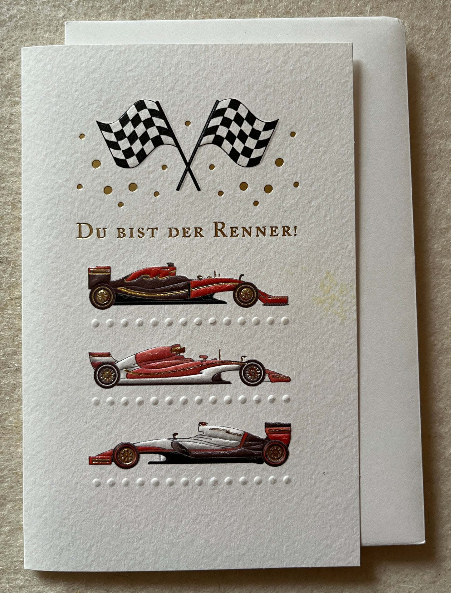 Männerwelt ECO-Doppelkarte DU BIST DER RENNER!