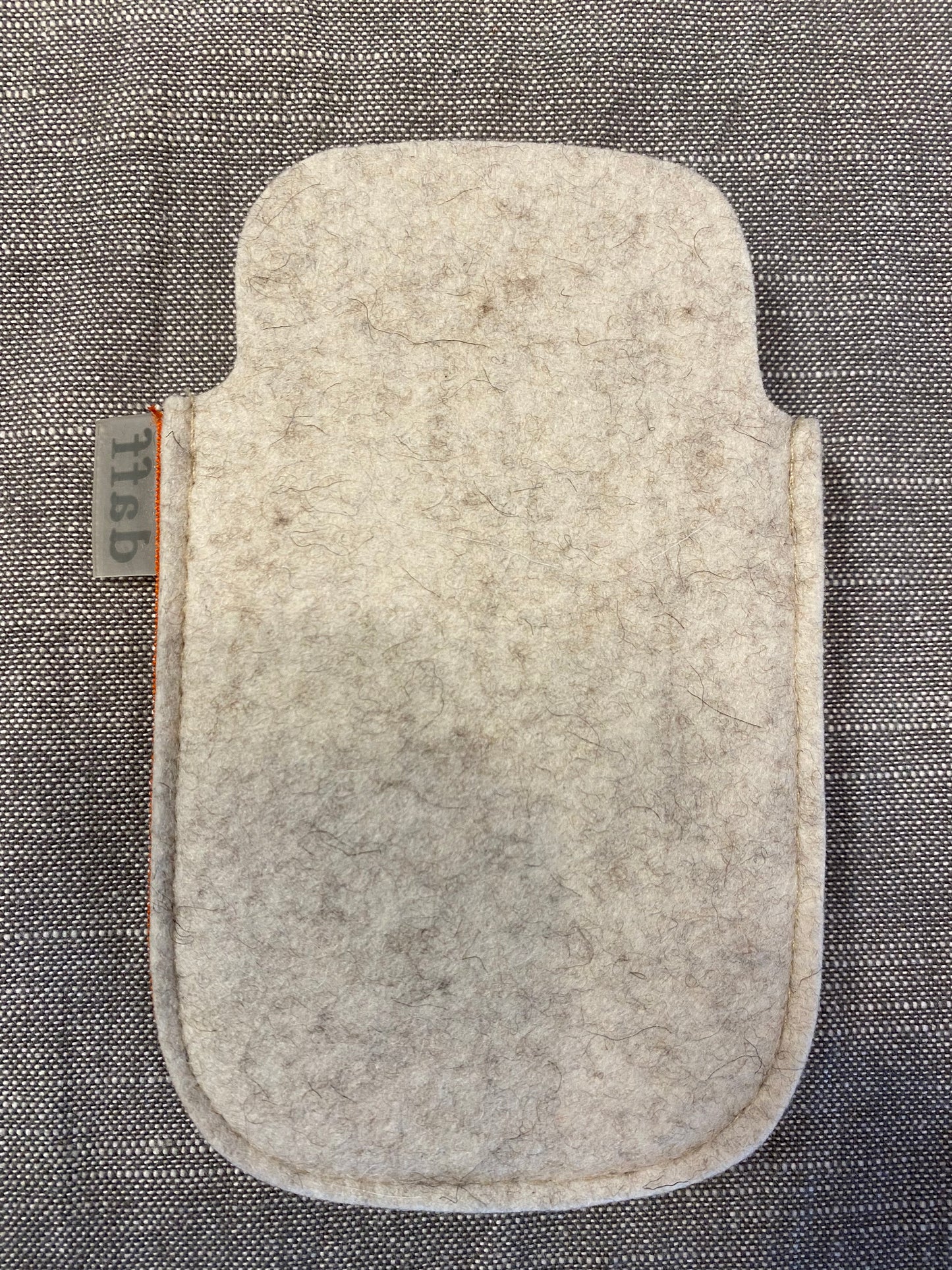 Handytasche graumeliert-marmor