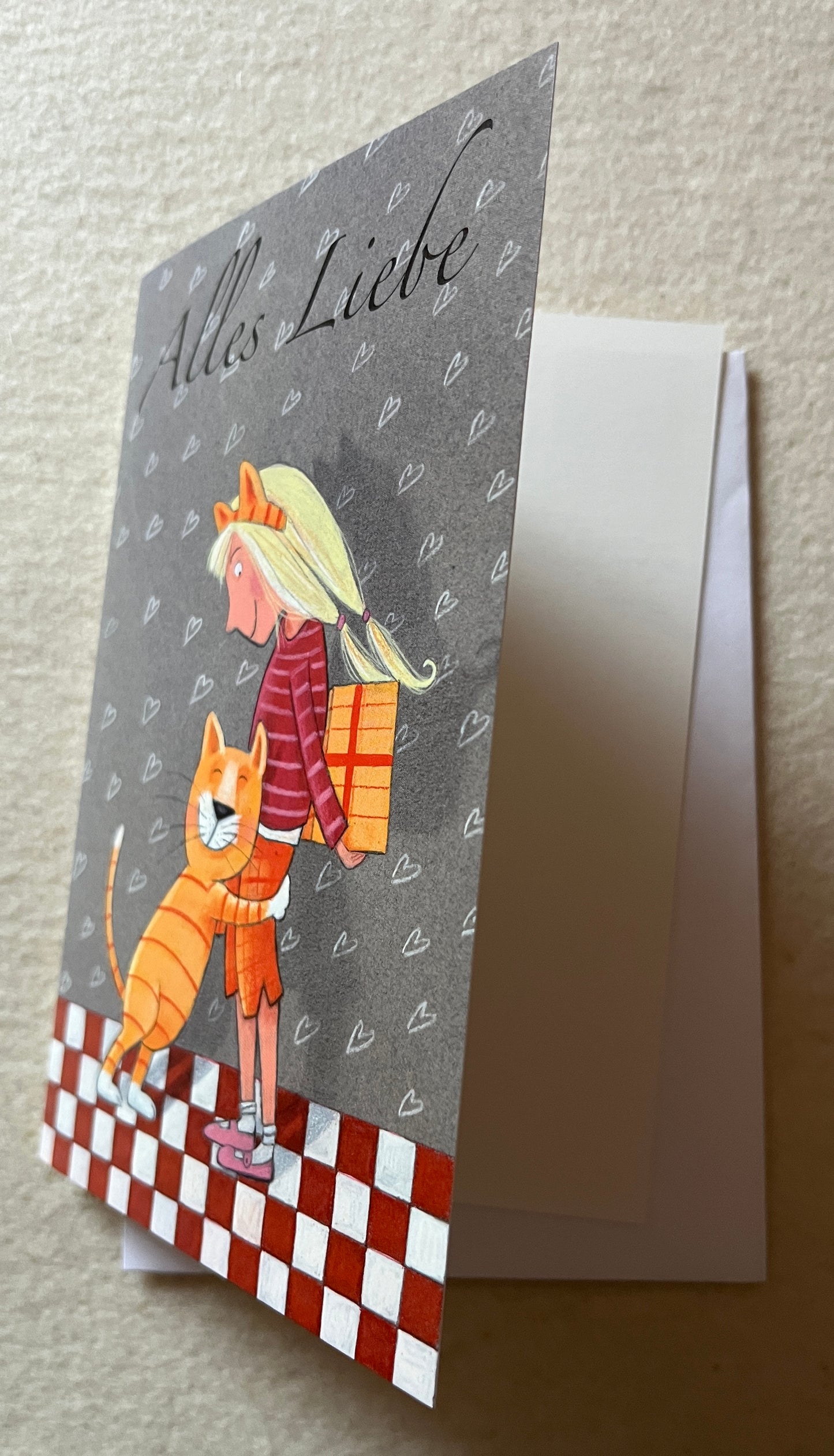 "Miau" Doppelkarte Alles Liebe