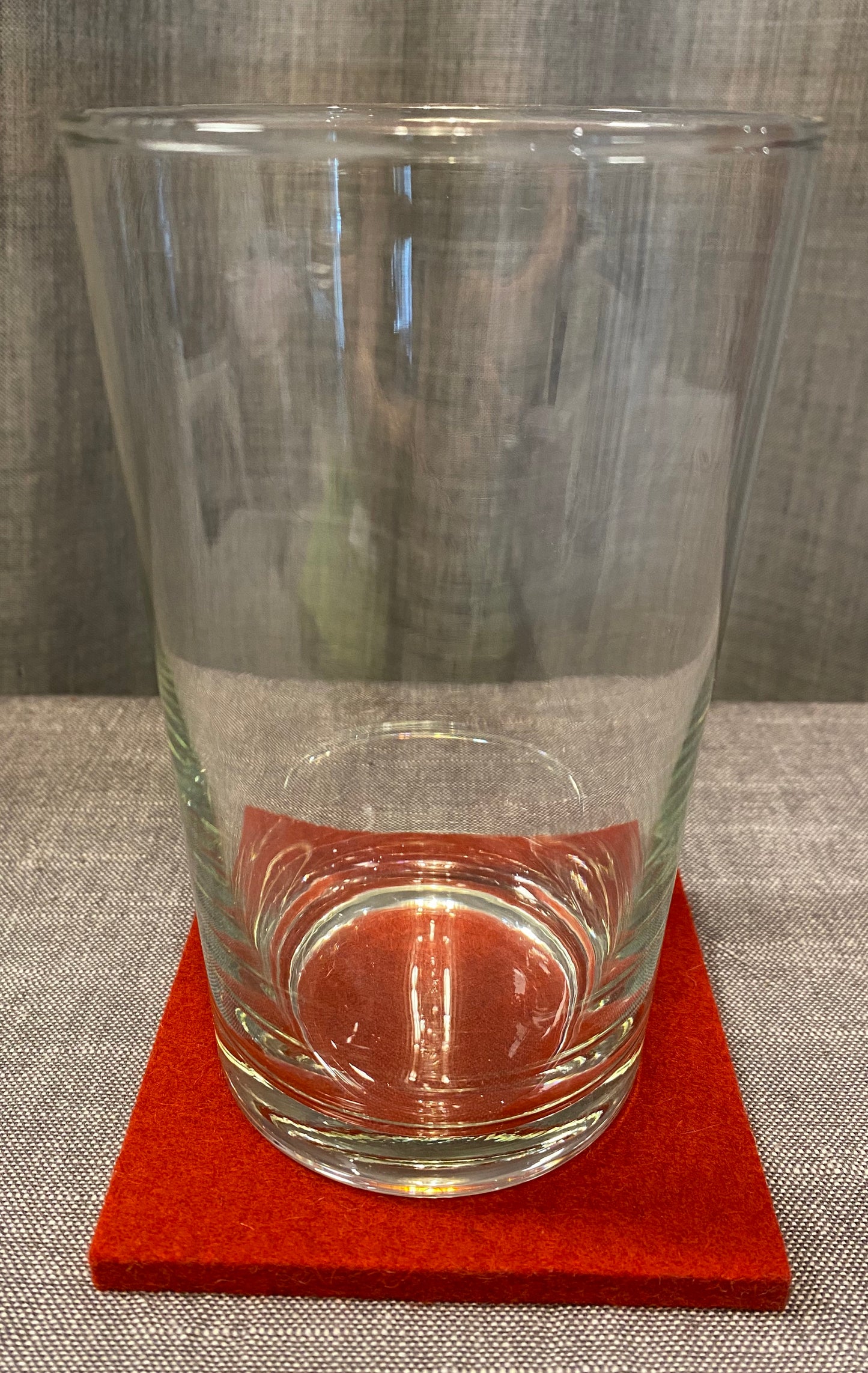 Wollfilz-Untersetzer quadratisch 9 x 9 x 0,5 cm, 55 = mohnrot
