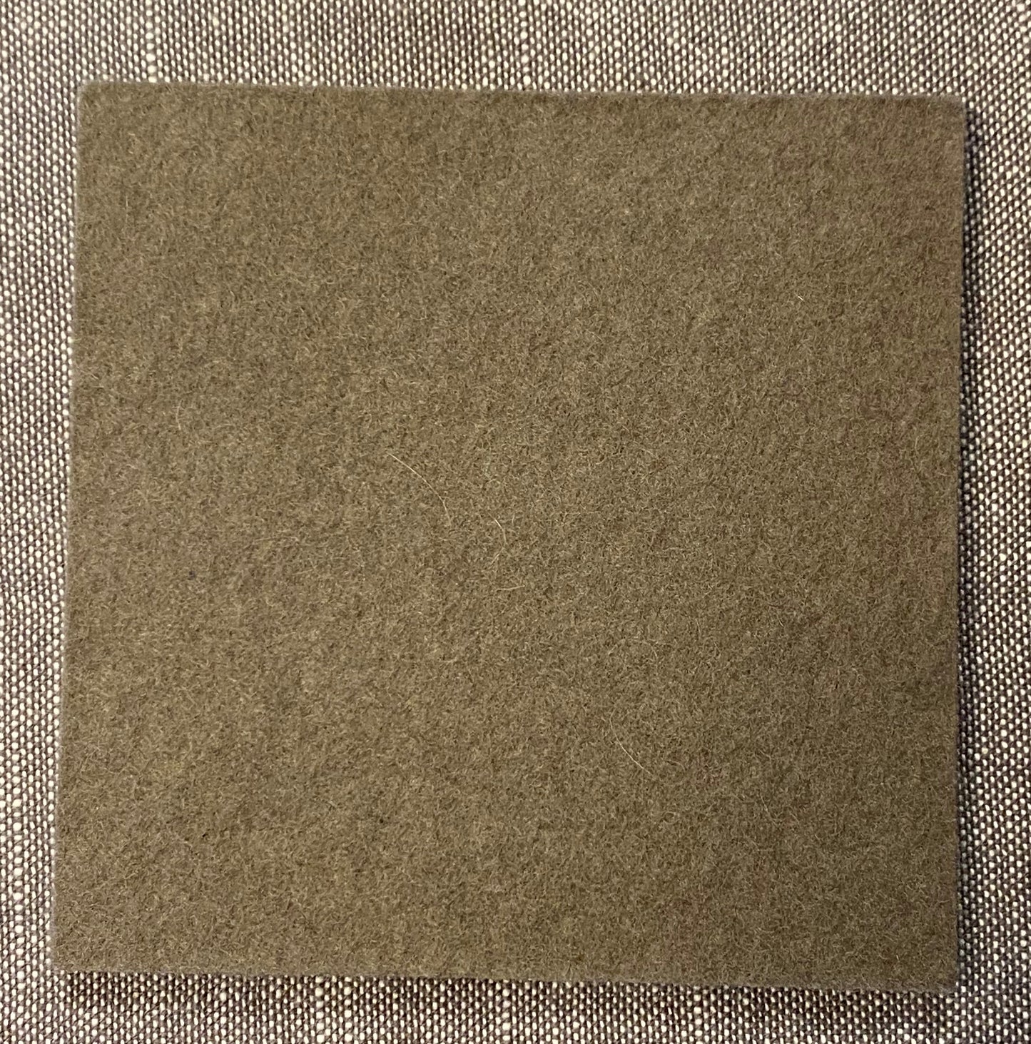 Wollfilz-Untersetzer quadratisch 9 x 9 x 0,5 cm, 35 = taupe