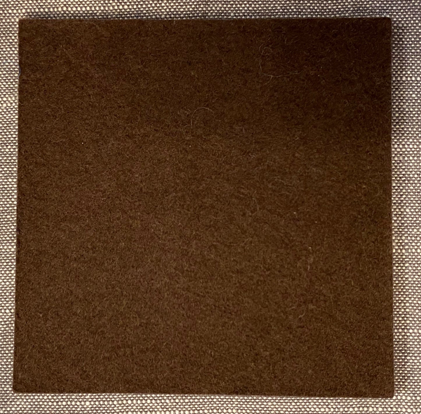 Hey-Sign Wollfilz-Untersetzer 9 x 9 cm, Farbe 27 Schoko