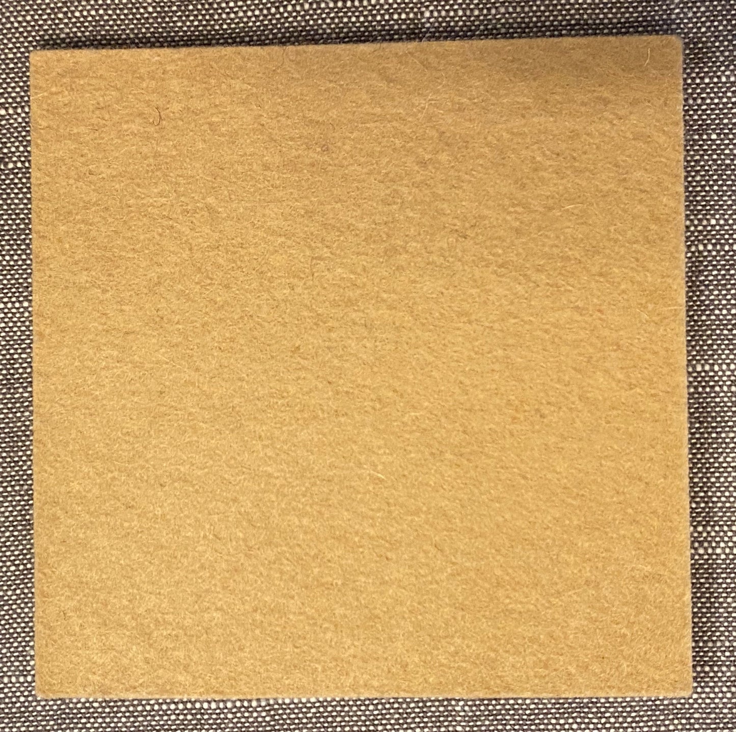 Wollfilz-Untersetzer quadratisch 9 x 9 x 0,5 cm, 38 = caramel