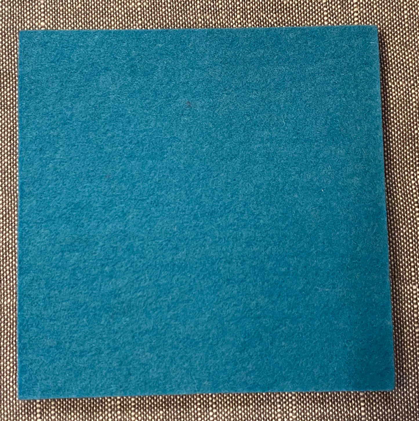 Hey-Sign Wollfilz-Untersetzer 9 x 9 cm, Farbe 14 Türkis