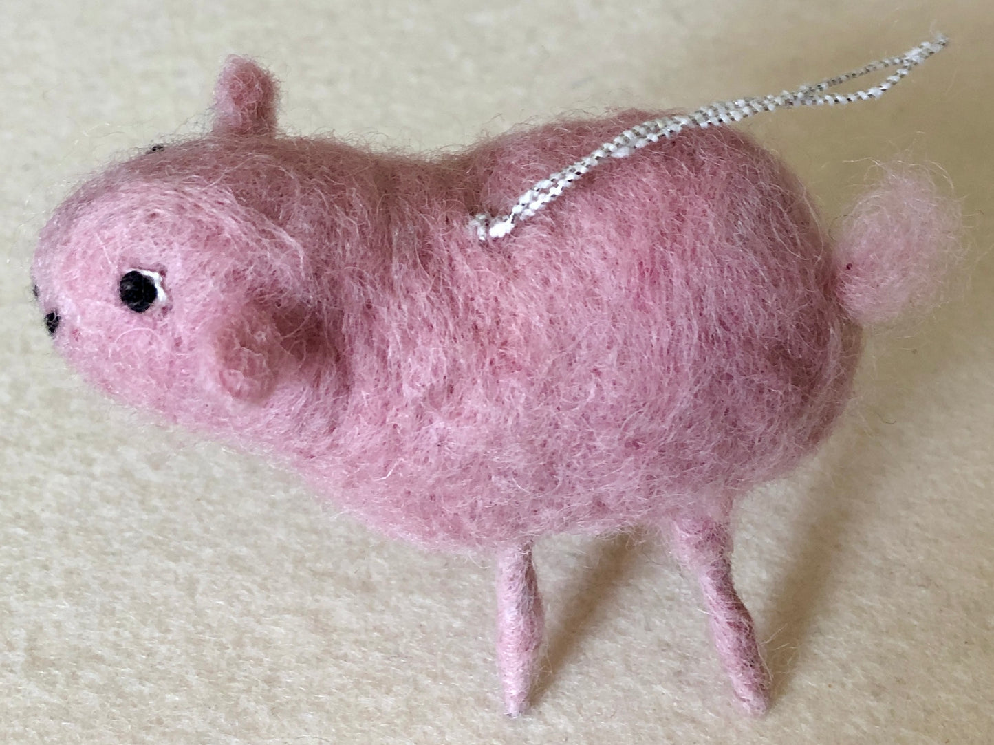 "Määh" Wollfilzanhänger Schaf rosa