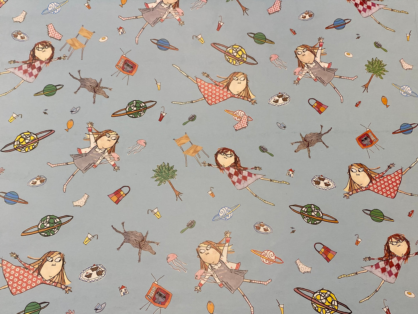 CLARICE BEAN Geschenkpapier, hellblau