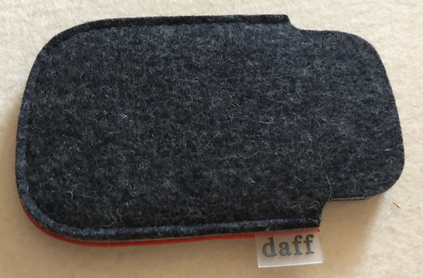 Handytasche anthrazit - graumeliert