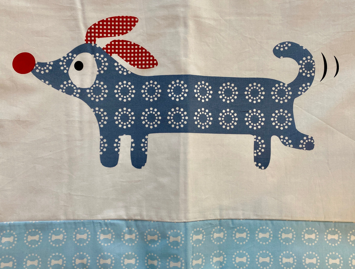 "Wau" ADAM Kinder-Bettwäsche 100 x 135 cm / 45 x 60 cm, Motiv Hund