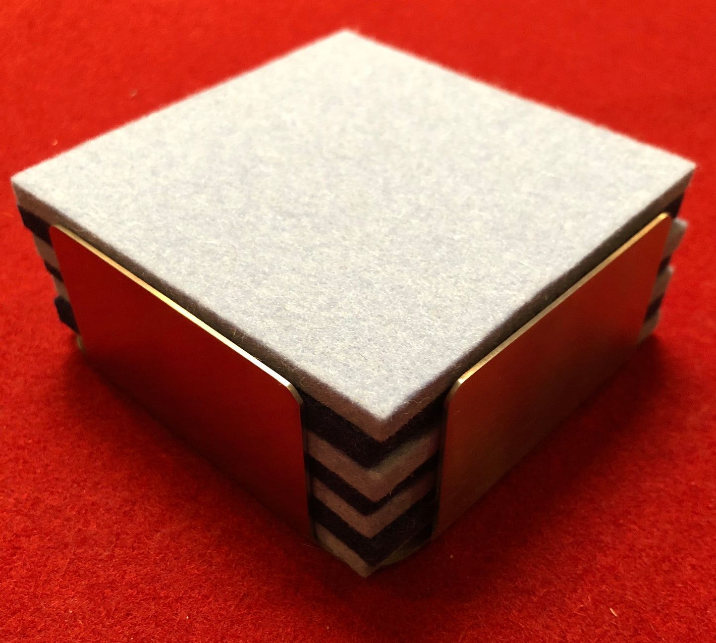 Hey-Sign Edelstahlschale für Wollfilzuntersetzer 9 x 9 cm