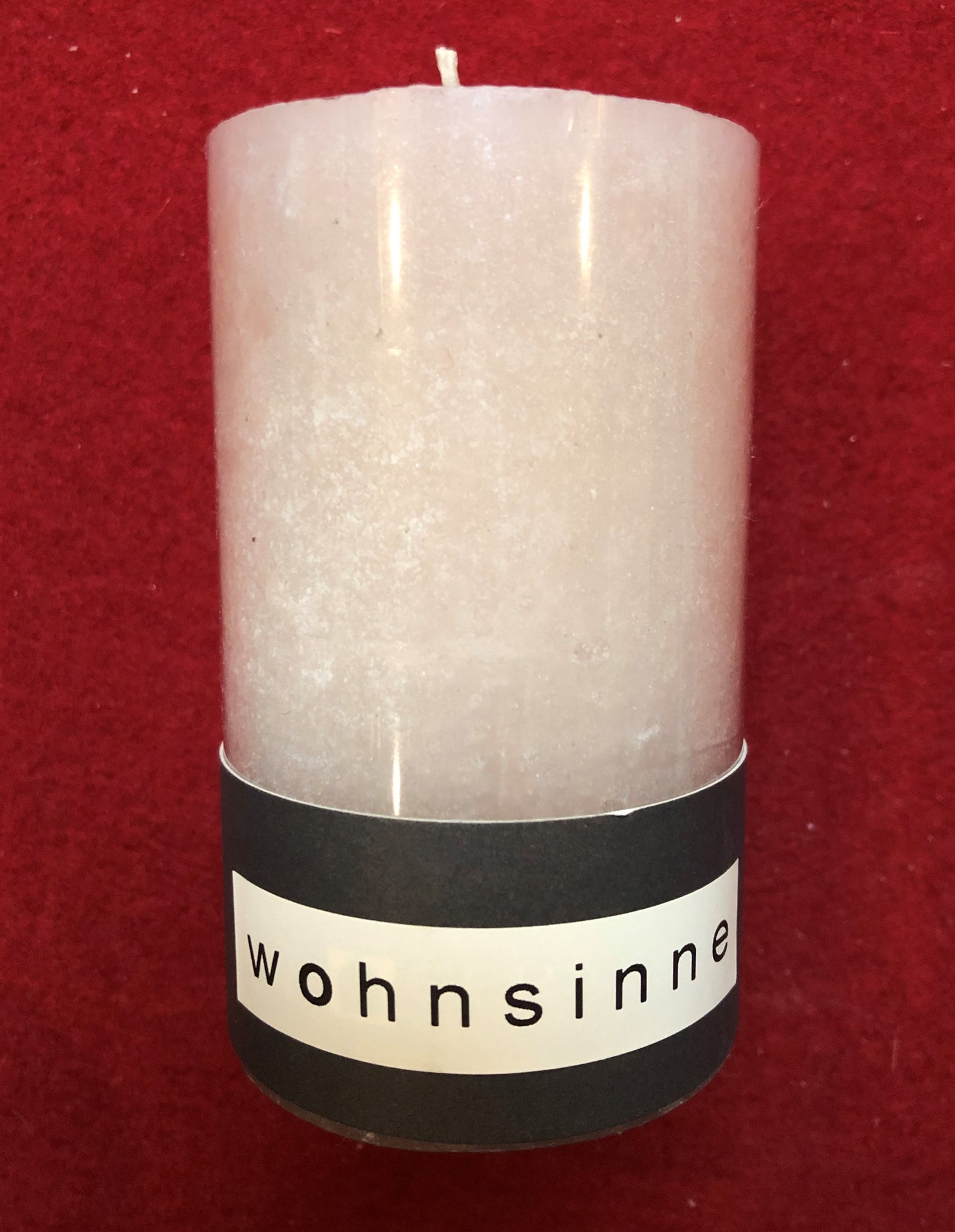 Zylinder-Kerze D 5,5 cm, H 9 cm, porzellan, brennt 15 Std.