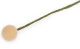 Wollfilz-Kugelblume D 3,5 cm, L 32 cm, pastellgelb