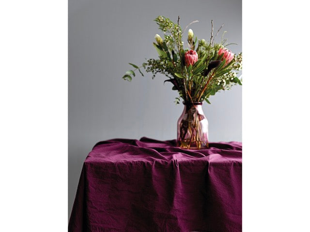 Tischdecke 140 x 320 cm amethyst