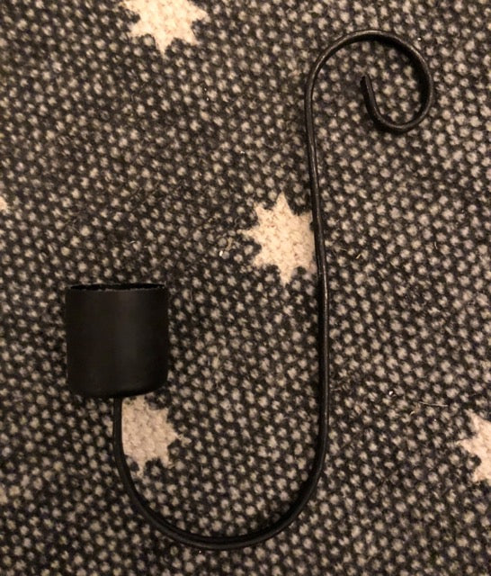 Metall-Kerzenhalter für Stabkerze (D 2,2 cm); z. Einhängen in Windlicht