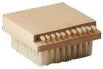 Nagelbürste Holz m. Naturborsten, 8 x 7,3 x 3,3 cm