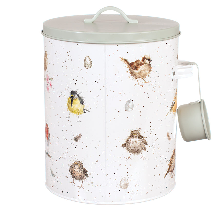 Birdy Blechdose Vogelmotiv mit Dosierkelle