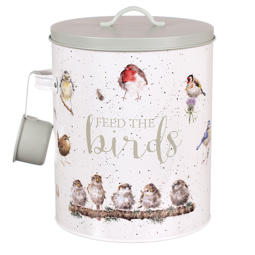 Birdy Blechdose Vogelmotiv mit Dosierkelle