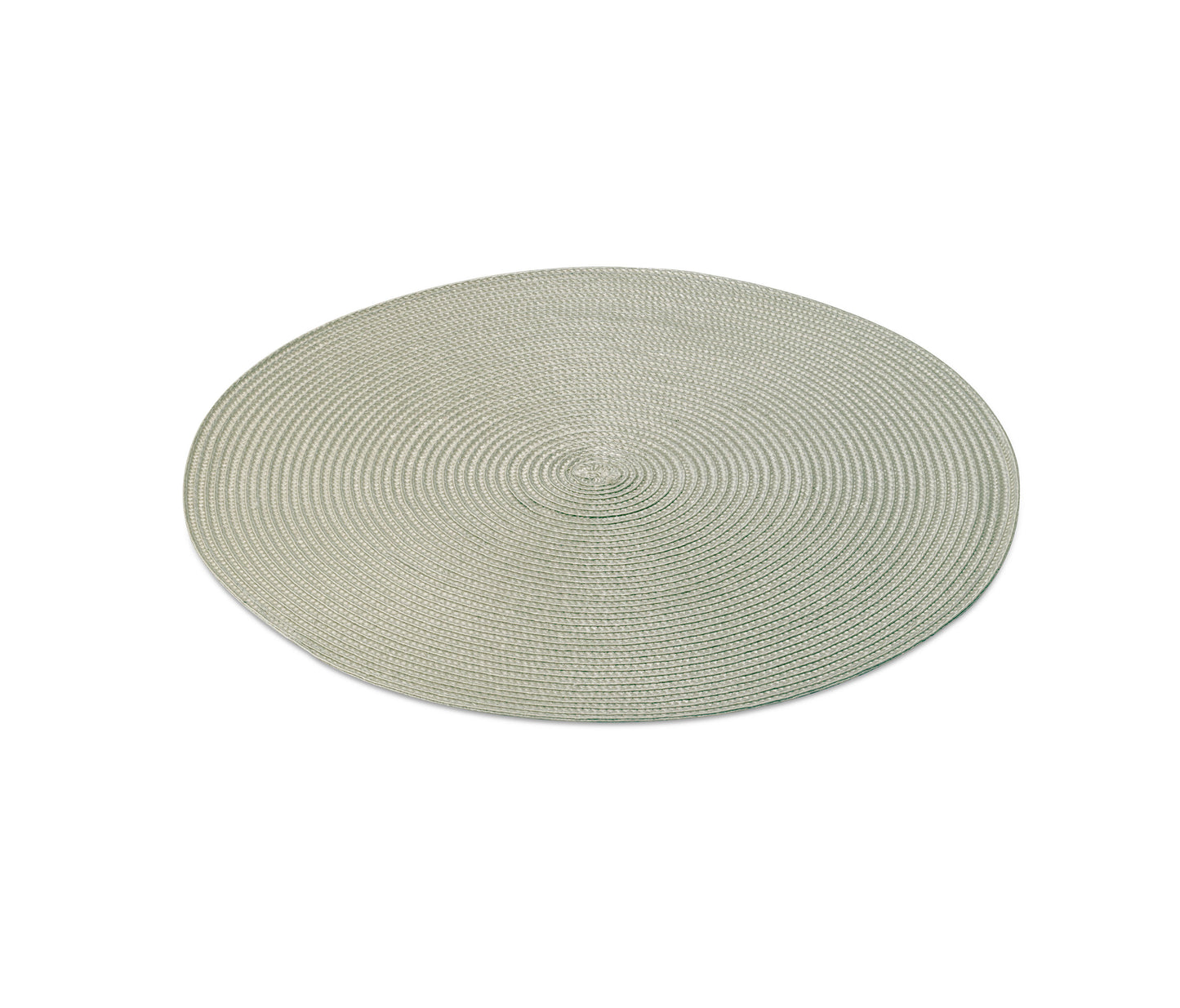 Dot Tischset D 38 cm, grau, St 0,1 cm