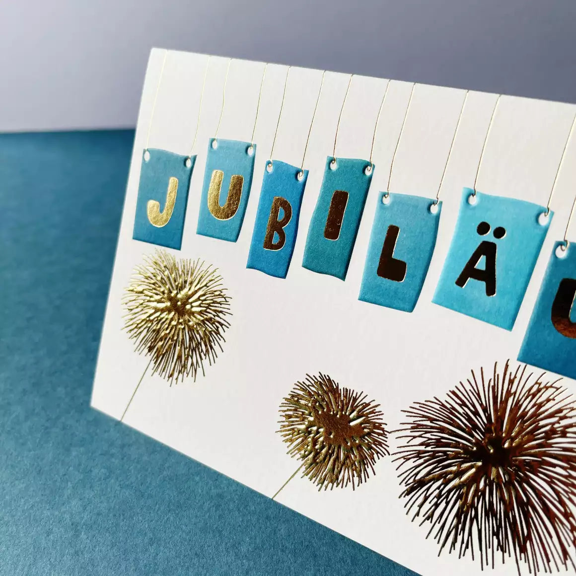Jubiläum Doppelkarte Feuerwerk