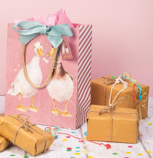 Birdy Federvieh Entenpaar Geschenktüte