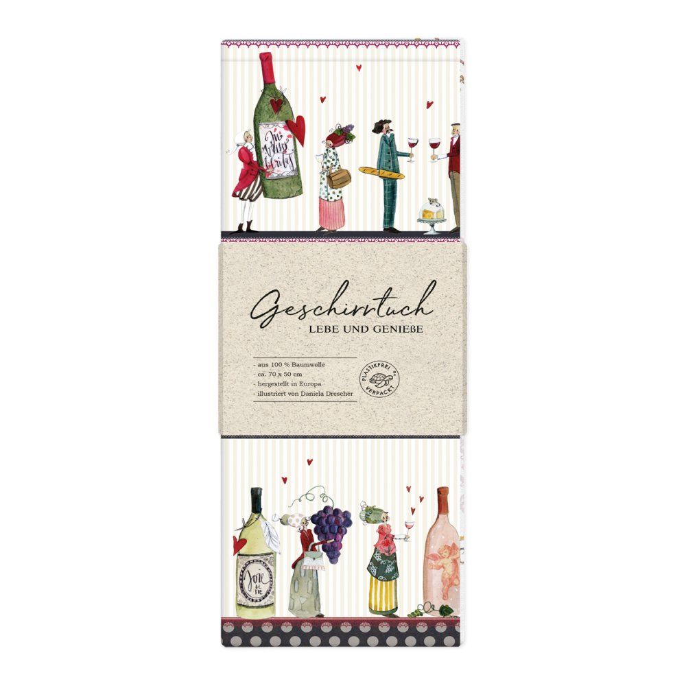 Wine Geschirrtuch Wein