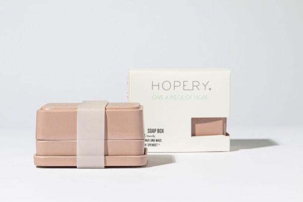 HOPERY 3 IN 1 SOAP BOX warm taupe