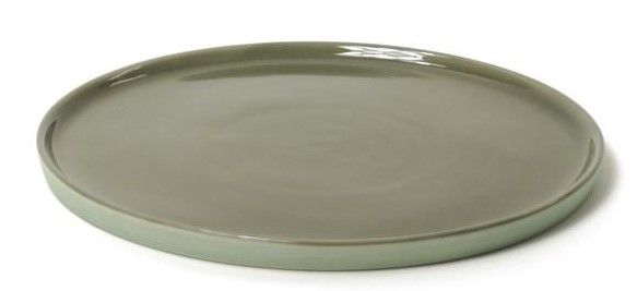 Surface Keramik-Teller grün, D 20 cm, H 1,2 cm