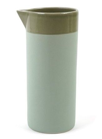 Surface Keramik-Karaffe grün, D 8,5 cm, H 20 cm