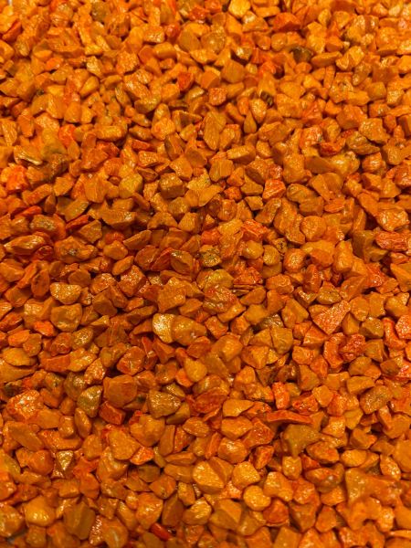 Z on base Kerzen-Kies orange, 2,5 - 4 mm, 520 ml