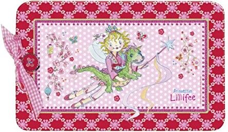 Prinzessin Lillifee Melamin-Brettchen Kleiner Drache, 23 x 14 x 0,4 cm