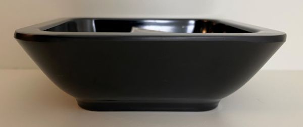 Melamin-Schälchen schwarz, 9 x 9 x 3,5 cm