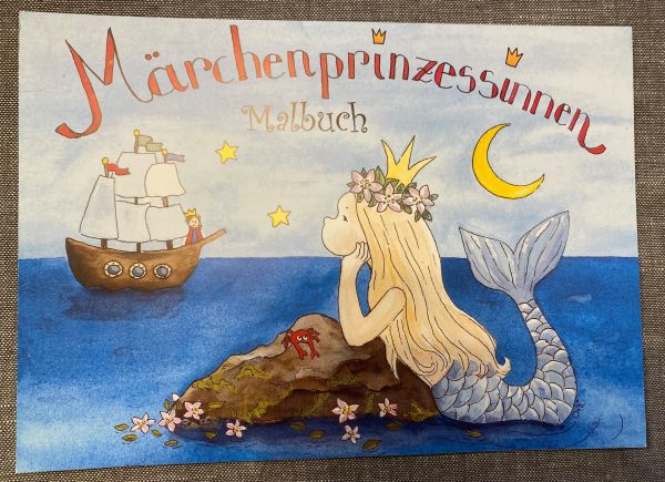 Prinzessin Märchenprinzessinnen-Malbuch
