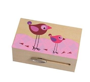 Birdy Holz-Musikbox Vogel