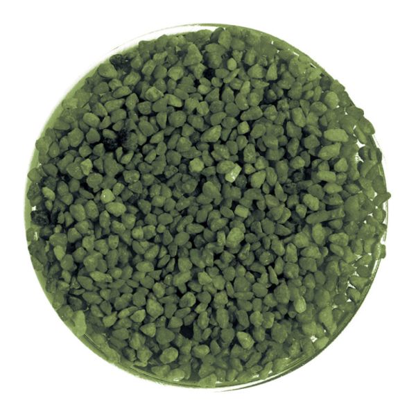 Z on base Kerzen-Kies olive, 2 - 3 mm, 550 ml