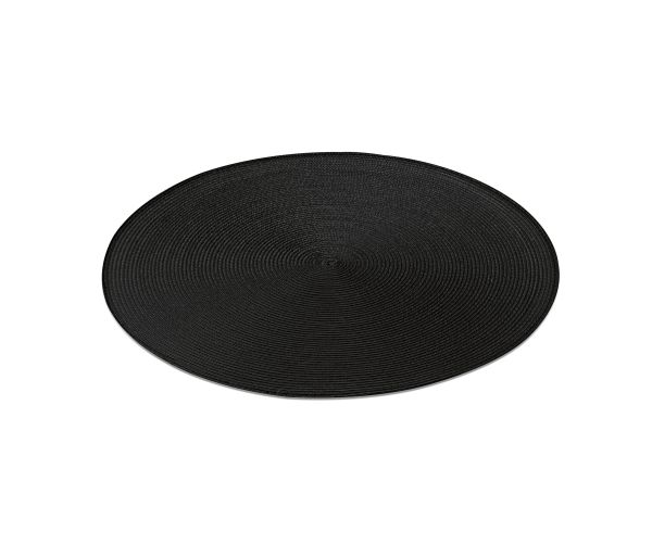 Dot Tischset schwarz, D 38 cm, St 0,1 cm