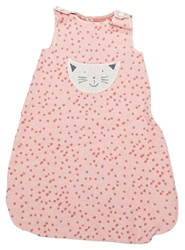 &quot;Miau&quot; Schlafsack Katze rosa für Kinder von 0 bis 1 Jahr