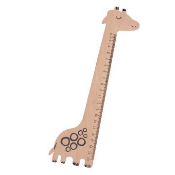 &quot;Hoch hinaus&quot; Holz-Lineal Giraffe