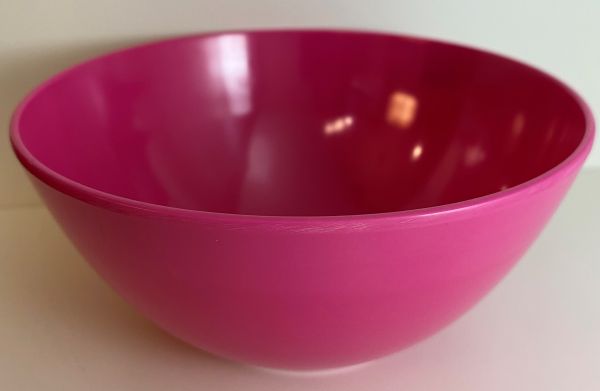 Melamin-Schale pink, D 15,5 cm, H 8 cm