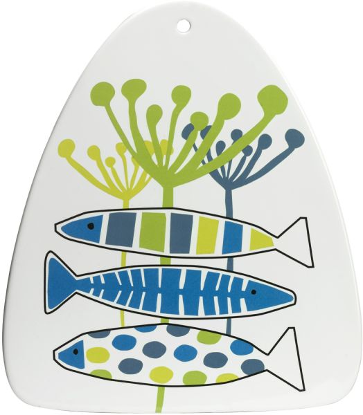 Seafood Keramik-Servierplatte Hering, 31,5 x 27 x 1 cm