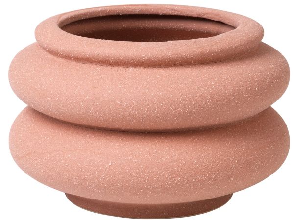 Keramik-Gefäß Grip-Grip terracotta, D 22 cm, H 14 cm