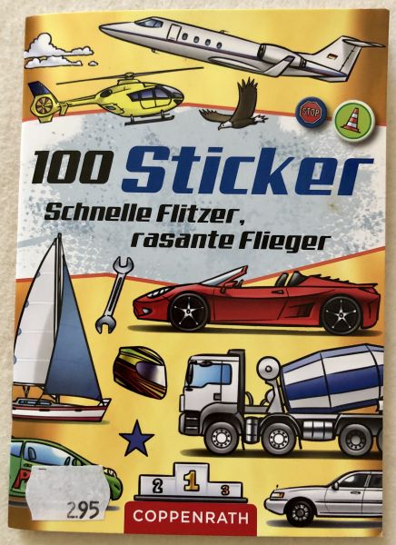 "Auf Tour!" 100 Sticker Schnelle Flitzer, rasante Flieger