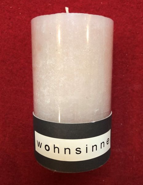 Zylinder-Kerze D 5,5 cm, H 9 cm, weiß, brennt 15 Std.