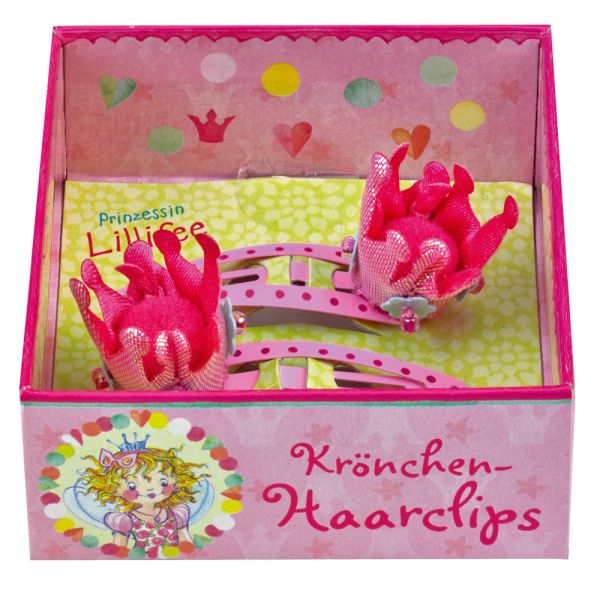 Prinzessin Lillifee 2er Set Haarclips Krönchen, ca. 3,8 x 1,5 cm