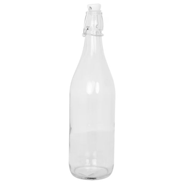 Glasflasche 0,5 l für Flaschen-Stabkerzenhalter