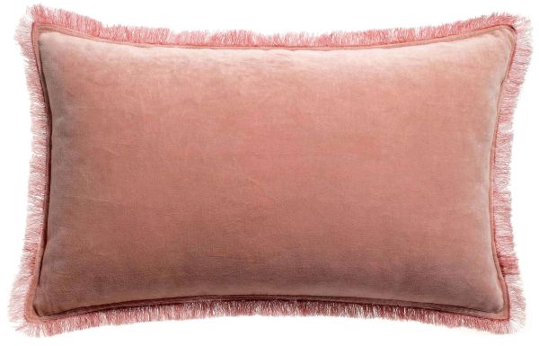 Kissenhülle &quot;Araf&quot; Baumwollsamt rosa, 30 x 50 cm