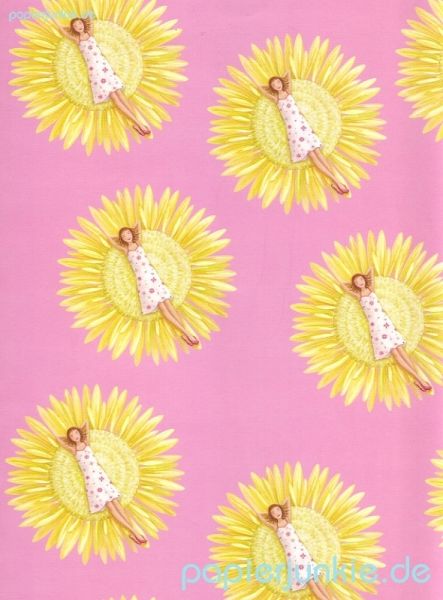 Geschenkpapier Sonnenblumenliege